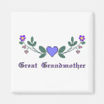 Great Grandmother CS Print Magnets