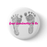 Great Grandmother to Be buttons