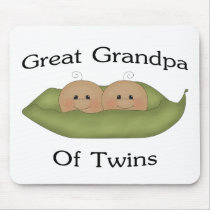 Great Grandpa Of Twins Mousepad