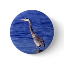 Great Grey Heron Pin
