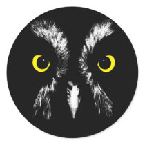 Great grey owl (strix nebulosa) stickers