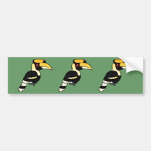 Great Hornbill Bumper Stickers