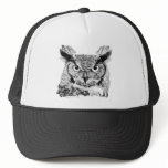Great Horned Owl Mesh Hats