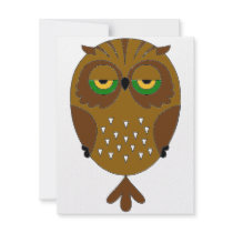 Great Horned Owl Personalized Invitation