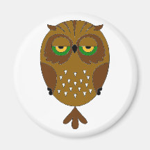 Great Horned Owl Magnet