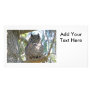 Great Horned Owl Photo Card Template