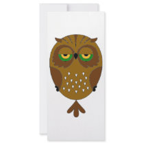 Great Horned Owl Custom Rack Card