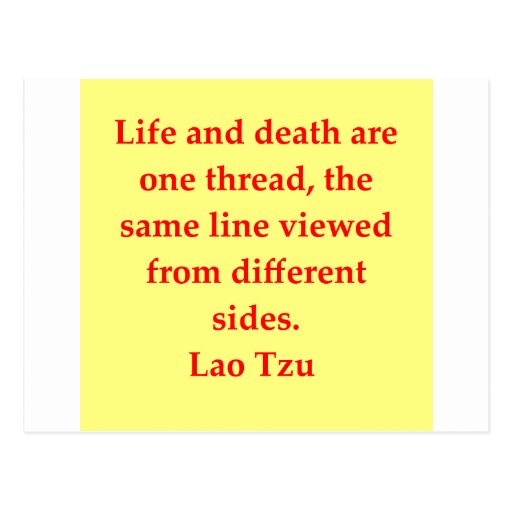 great Lao Tzu Quote Post Cards