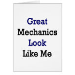 Great Mechanics Look Like Me Greeting Cards