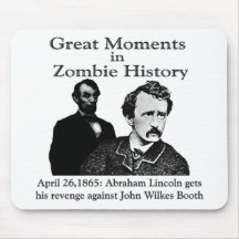 Great Moments in Zombie History Mouse Pad