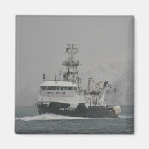 Great Pacific, Fishing Trawler in Dutch Harbour, A Fridge Magnets