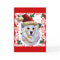 Great Pyrenees Santa cards