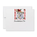 Great Pyrenees Santa invitations