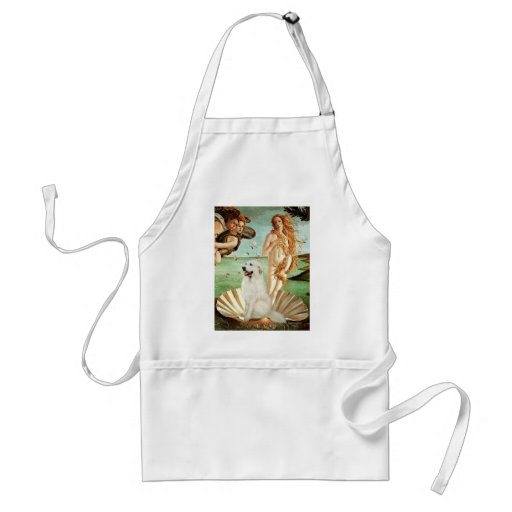 Great Pyrnees 1 - Birth of Venus Apron