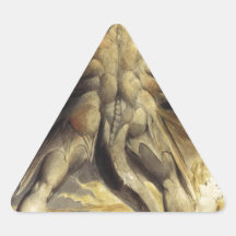 Great Red Dragon Triangle Stickers