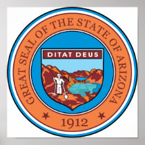 Great seal of the state of Arizona Poster