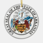 Great seal of the state of Arkansas Christmas Ornaments
