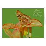 Great Spangled Fritillary Butterfly Note Card