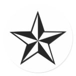 great star icon sticker