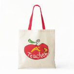 great teacher apple with apple bag bags