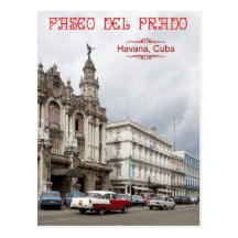 Great Theater of Havana, Paseo del Prado, Cuba Post Card