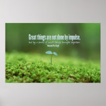 Great Thing Inspirational Poster Print