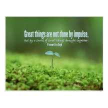 Great Things Inspirational Post Card