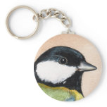 Great Tit - Bird Keychain