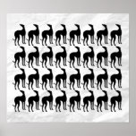 Great Wall of Greyhounds posters