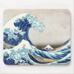Great Wave Hokusai 葛飾北斎の神奈川沖浪裏 Mousepads