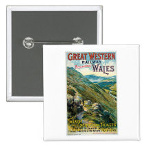 Great Western Railway Picturesque Wales UK Poster Pins