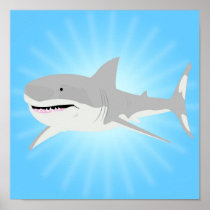 Great White Print