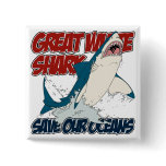 Great White Shark buttons