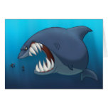 Great White Shark Card (Blank Inside)
