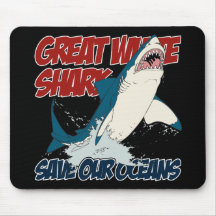 Great White Shark Mouse Mat