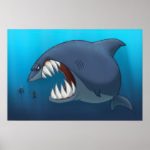 Great White Shark Poster