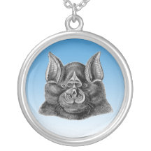 Greater Horseshoe Bat Personalized Necklace