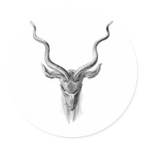 Greater Kudu Stickers