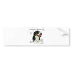 Greater Swiss Mountain Dog History Design bumper stickers