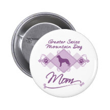 Greater Swiss Mountain Dog Mum Button