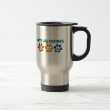 GREATER SWISS MOUNTAIN DOG Mum Paw Print 1 Mugs