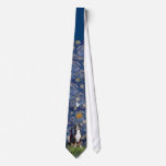 Greater Swiss Mt Dog - Starry Night ties
