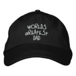 Greatest Dad Embroidered Hat embroidered hats