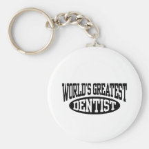 Greatest Dentist Keychain