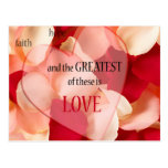 greatest of these is love post card