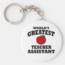 Greatest Teacher Assistant Key Chain