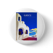 grece vintage pinback buttons