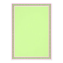 Grecian Border Mint Green Invitation Template