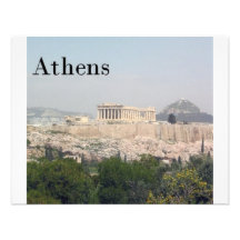 Greece Athens Acropolis Invitation