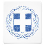 Greece Coat Of Arms Art Photo